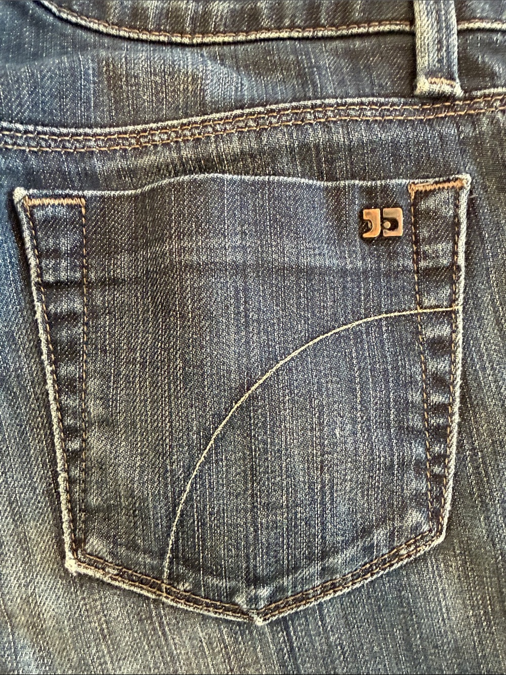 Joe's Jeans Bootcut Blue Denim with Embroidered Back Pocket - Picture 7 of 7